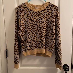 Cheetah Print Sweater